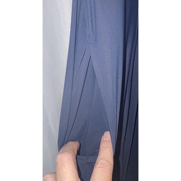Sweaty Betty Womens Navy Blue Sleeveless Maxi Dress Sz 6 - Picture 3 of 10